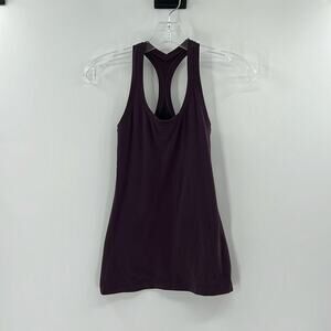 Lululemon Women's Cool Racerback Tank Top - Deep Purple - 2